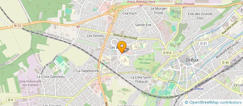 localisation de l'entreprise SCI SCHAFER à DREUX