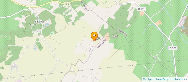 localisation de l'entreprise SCI SCHAFER  MONTAGNAC