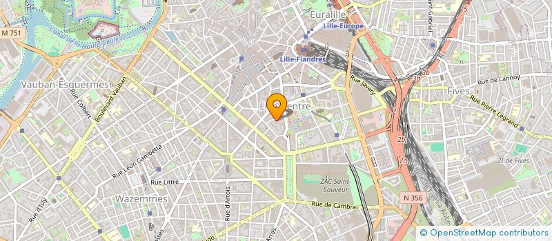 localisation de l'entreprise SCI SCHAFFNER-CANTIN à LILLE