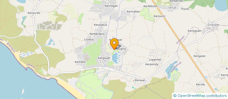 localisation de l'entreprise SCI SCHALOM  ERDEVEN