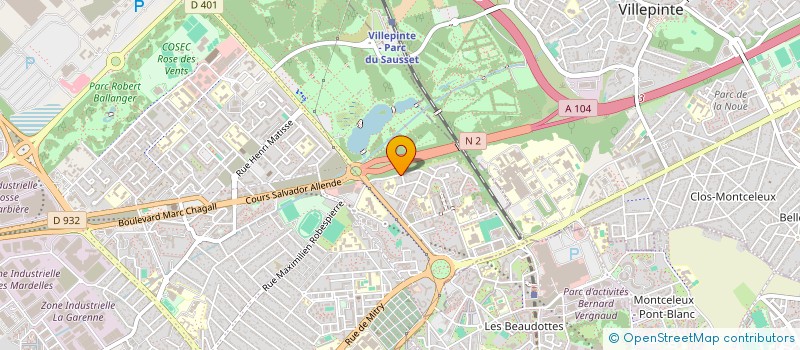 localisation de l'entreprise SCI SCHALOW à AULNAY-SOUS-BOIS