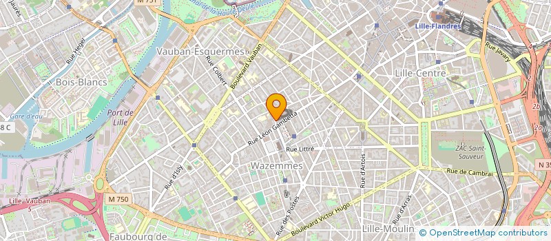 localisation de l'entreprise SCI SCHANFELAER II à LILLE