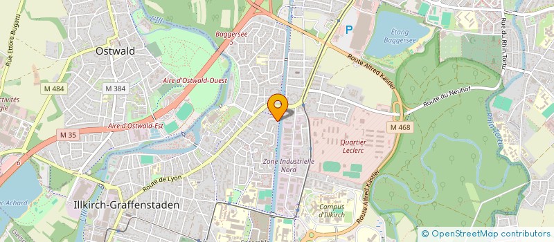 localisation de l'entreprise SCI SCHAPE  ILLKIRCH-GRAFFENSTADEN