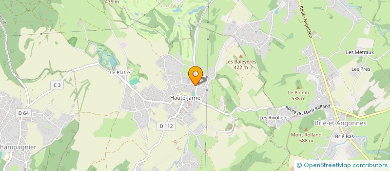 localisation de l'entreprise SCI SCHARAICHA LOGISTIQUE  JARRIE