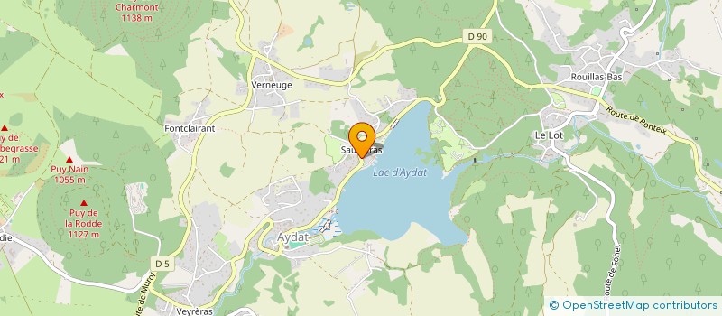 localisation de l'entreprise SCI SCHAUB  AYDAT