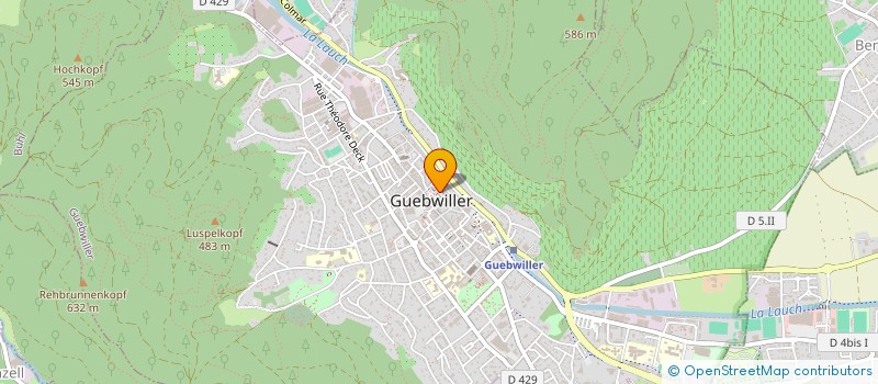 localisation de l'entreprise SCI SCHAUENBERG  GUEBWILLER