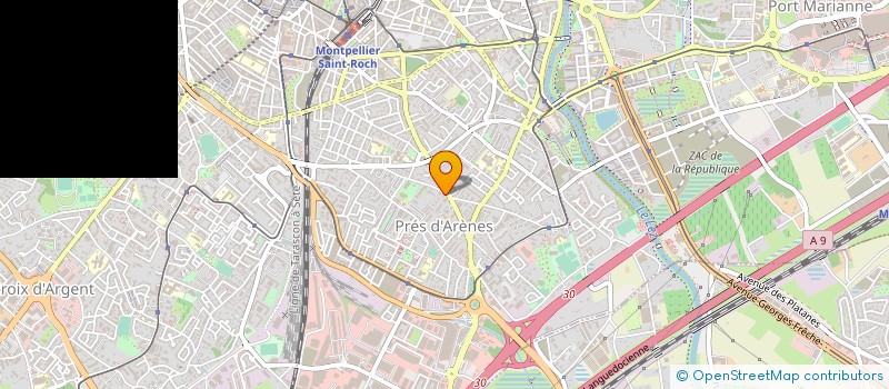 localisation de l'entreprise SCI SCHDOING  GRABELS