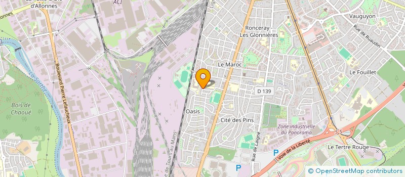 localisation de l'entreprise SCI SCHEKINA  LE MANS