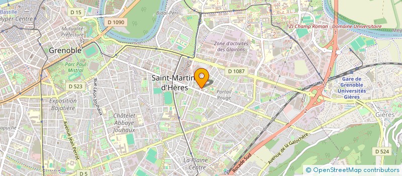 localisation de l'entreprise SCI SCHEMBRIBONNET  SAINT-MARTIN-D'HERES