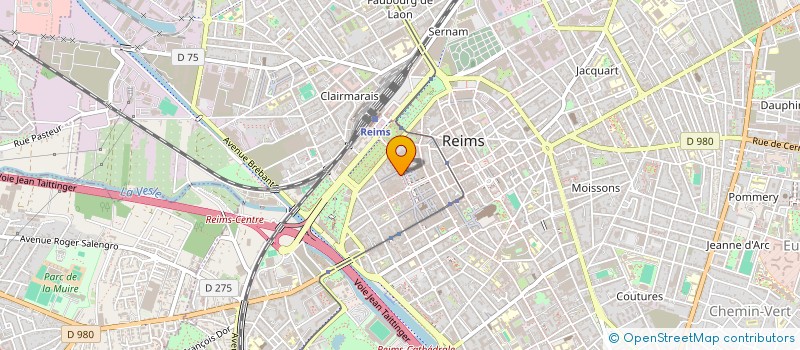 localisation de l'entreprise SCI SCHERAZADE  REIMS