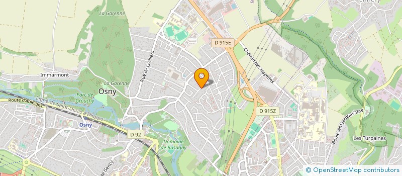 localisation de l'entreprise SCI SCHERYNE  OSNY