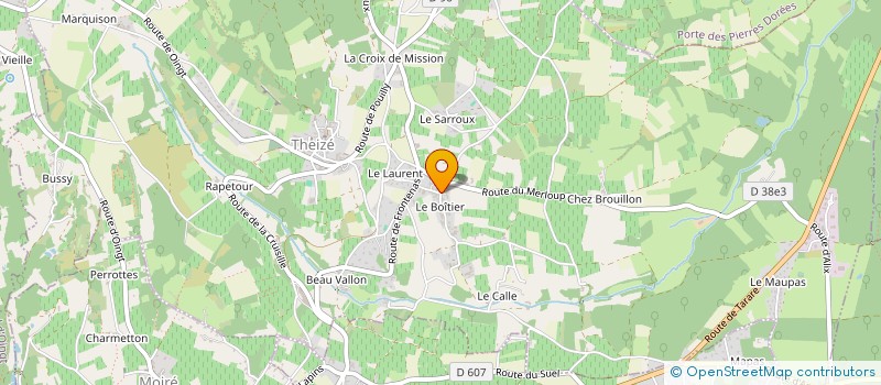 localisation de l'entreprise SCI SCHIMBADAWE  THEIZE