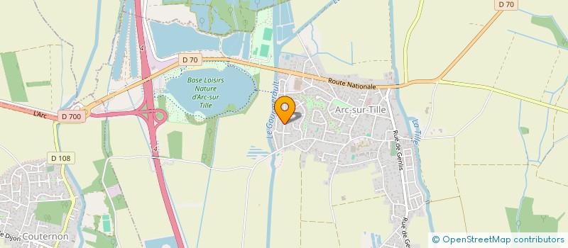 localisation de l'entreprise SCI SCHIMBERLE FREDALINE  ARC-SUR-TILLE