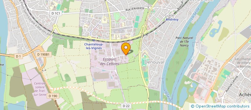 localisation de l'entreprise SCI SCHINASI  CHANTELOUP-LES-VIGNES