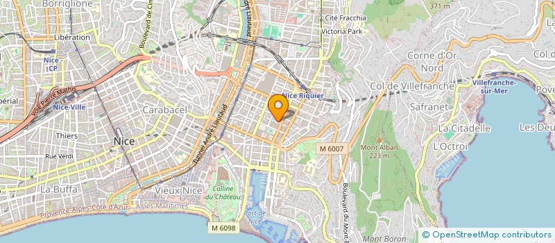 localisation de l'entreprise SCI SCHIROL à NICE