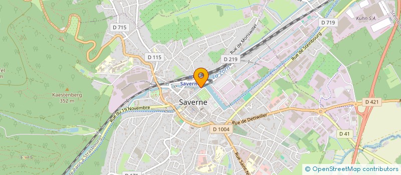 localisation de l'entreprise SCI SCHLOSSGARTEN  SAVERNE