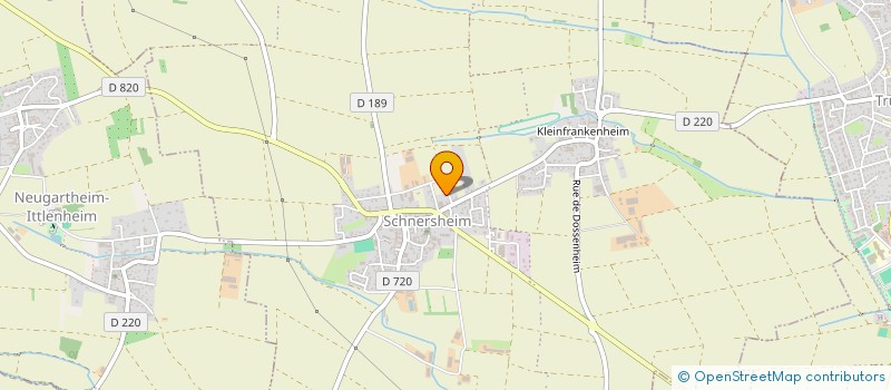 localisation de l'entreprise SCI SCHLOTTILL  SCHNERSHEIM