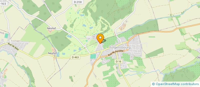 localisation de l'entreprise SCI SCHLURAFF  FOLGENSBOURG