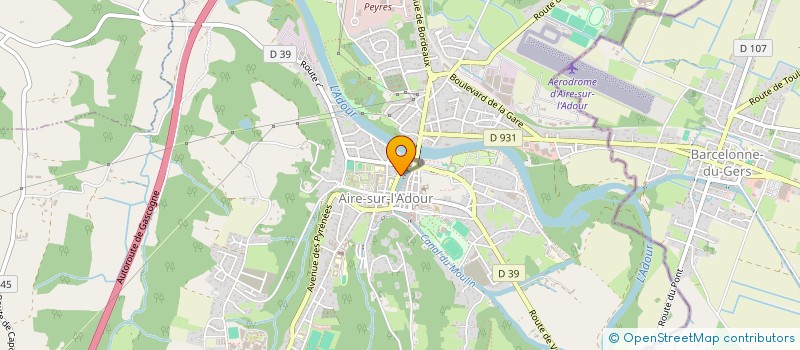 localisation de l'entreprise SCI SCHMETTERLING  AIRE-SUR-L'ADOUR