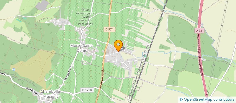 localisation de l'entreprise SCI SCHMITT-JEANNIARD  MOREY-SAINT-DENIS