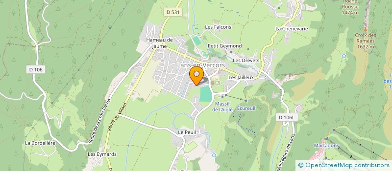 localisation de l'entreprise SCI SCHMITT VERCORS  LANS-EN-VERCORS