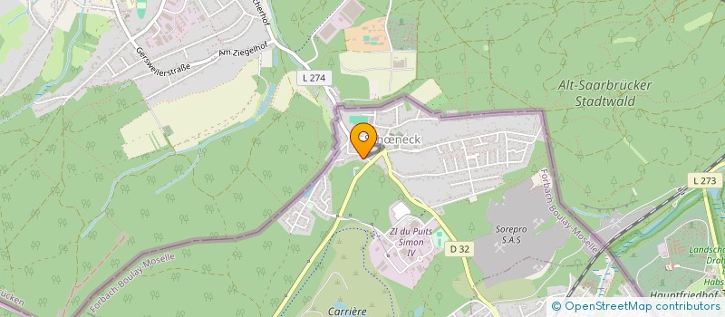 localisation de l'entreprise SCI SCHMITT-WILLIGSECKER  SCHNECK