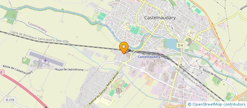 localisation de l'entreprise SCI SCHMUTZ-ANDRE  CASTELNAUDARY