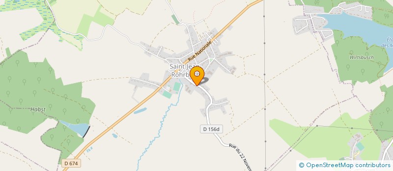 localisation de l'entreprise SCI SCHNEEBERGER-SCHWARTZ  SAINT-JEAN-ROHRBACH