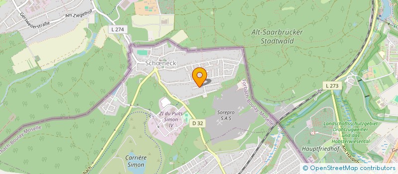 localisation de l'entreprise SCI SCHNEIDER à SCHŒNECK
