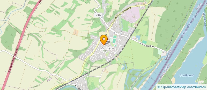 localisation de l'entreprise SCI SCHNEIDER  MOTHERN