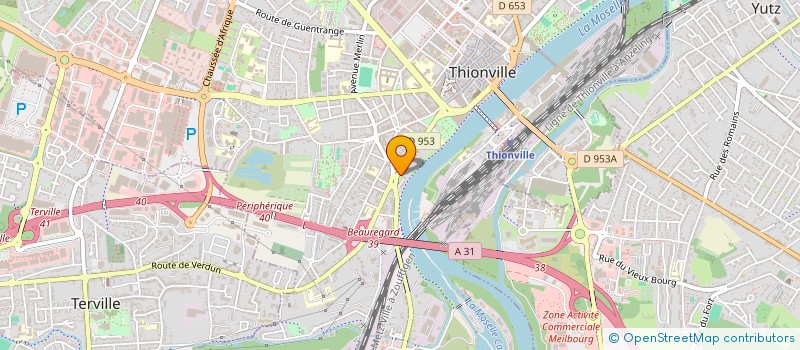 localisation de l'entreprise SCI SCHNEIDER à THIONVILLE