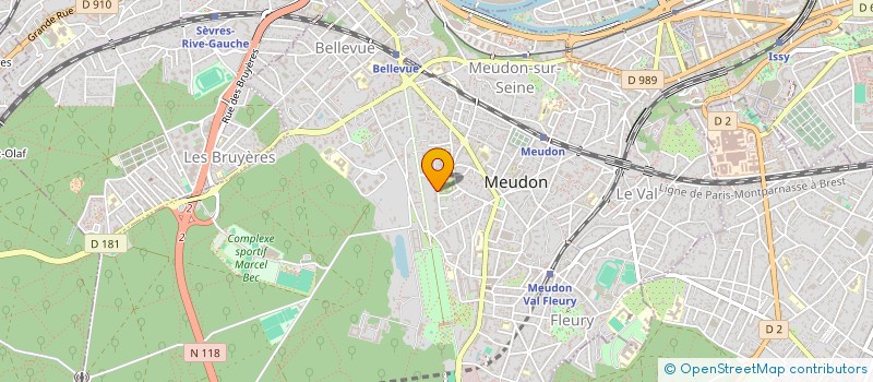 localisation de l'entreprise SCI SCHNEIDER-GAPAILLARD à MEUDON