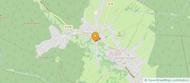 localisation de l'entreprise SCI SCHNEIDER JEAN-MICHEL ET ANNE ET PETERS JULIEN  OBERHASLACH