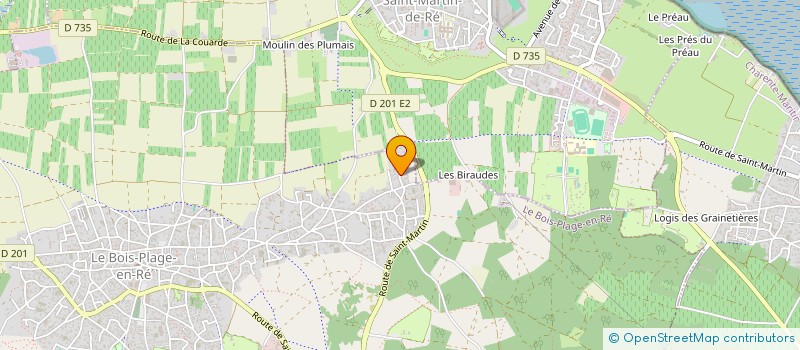 localisation de l'entreprise SCI SCHNEIDER-REVIRON  LE BOIS-PLAGE-EN-RE