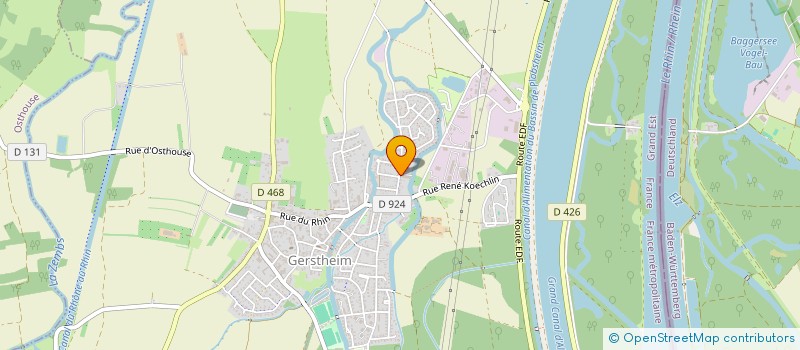 localisation de l'entreprise SCI SCHNEPF  GERSTHEIM