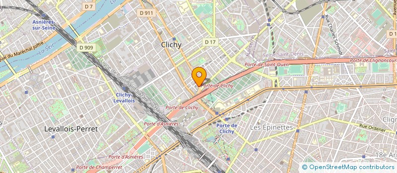 localisation de l'entreprise SCI SCHOELCHER à CLICHY