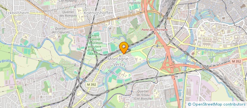 localisation de l'entreprise SCI SCHOENBERG ICC  STRASBOURG