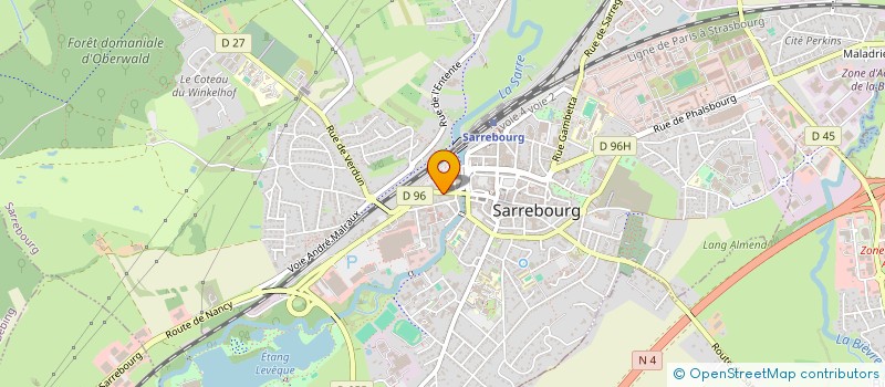 localisation de l'entreprise SCI SCHOEPFLIN à SARREBOURG