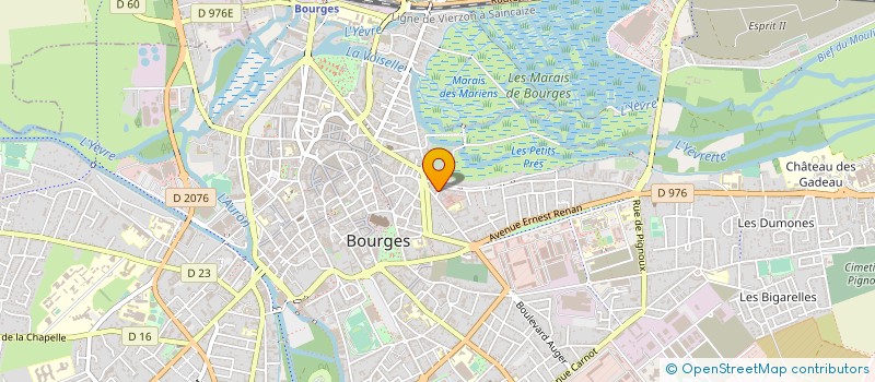 localisation de l'entreprise SCI SCHOLOS  BOURGES