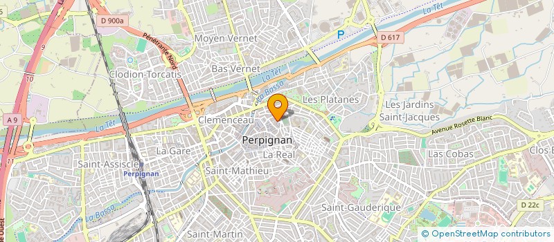 localisation de l'entreprise SCI SCHONBRUNN à PERPIGNAN