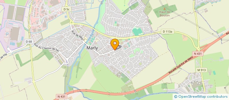 localisation de l'entreprise SCI SCHONT à MARLY