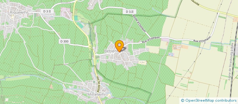 localisation de l'entreprise SCI SCHOPF  BEBLENHEIM