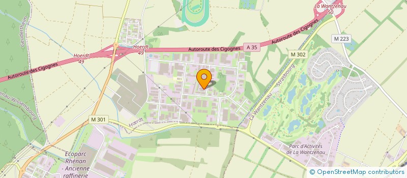 localisation de l'entreprise SCI SCHOTTENMATT  HRDT