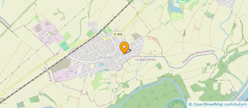 localisation de l'entreprise SCI SCHRAMM  KILSTETT