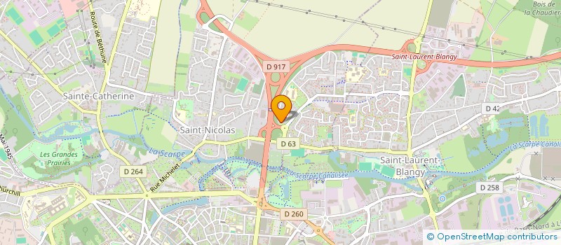 localisation de l'entreprise SCI SCHUBDA  SAINT-NICOLAS