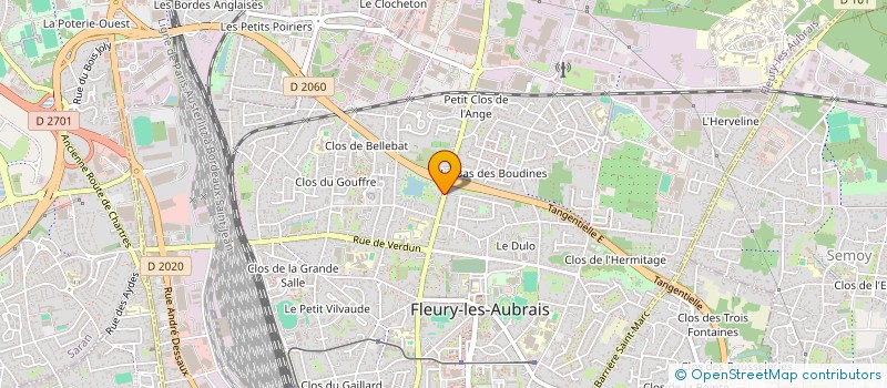 localisation de l'entreprise SCI SCHUBERT à FLEURY-LES-AUBRAIS