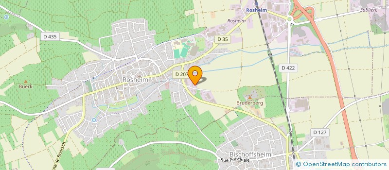 localisation de l'entreprise SCI SCHULTZ INVESTISSEMENT  ROSHEIM