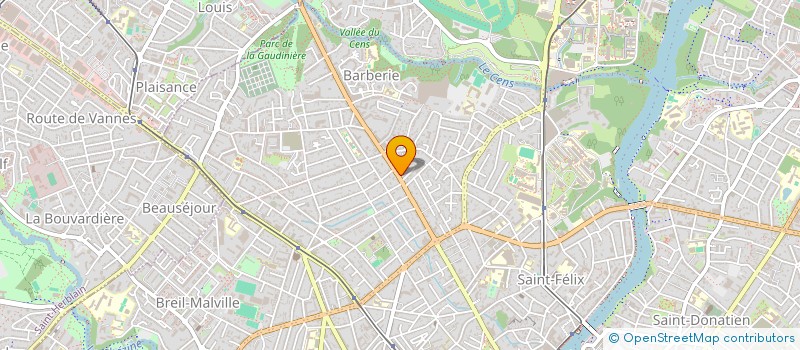 localisation de l'entreprise SCI SCHUMANN à NANTES