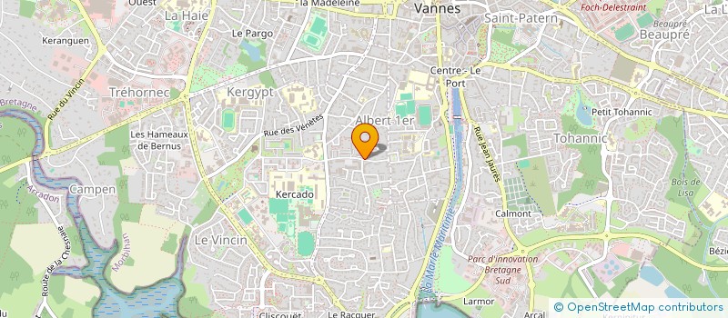 localisation de l'entreprise SCI SCHUMANN à VANNES