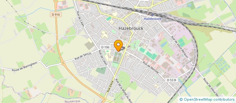 localisation de l'entreprise SCI SCHUPPA MEDOC  HAZEBROUCK